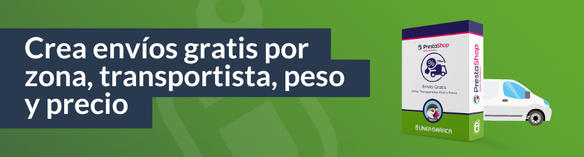 Crear envíos gratis por zona, peso, precio o transportista en Prestashop