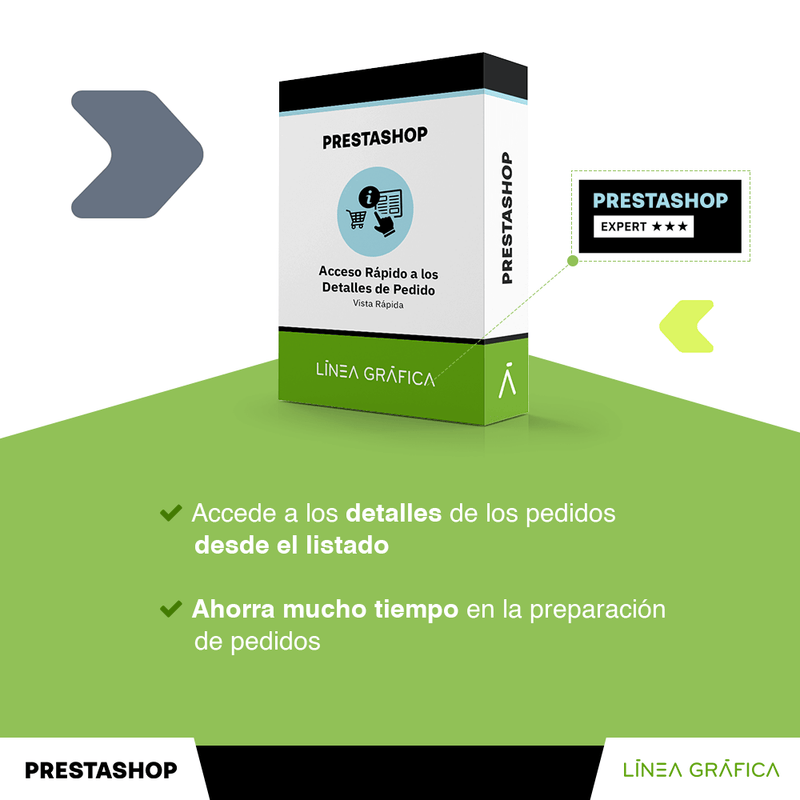 Módulo Prestashop Acceso Rápido a los Detalles de Pedido