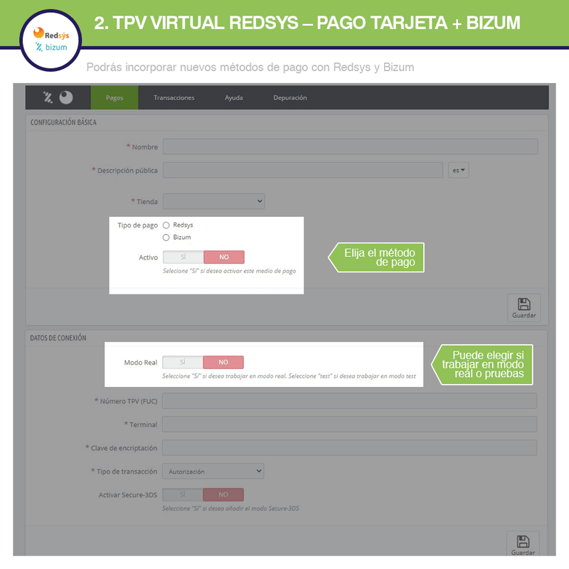 PACK Prestashop Métodos de pago – 2 Módulos